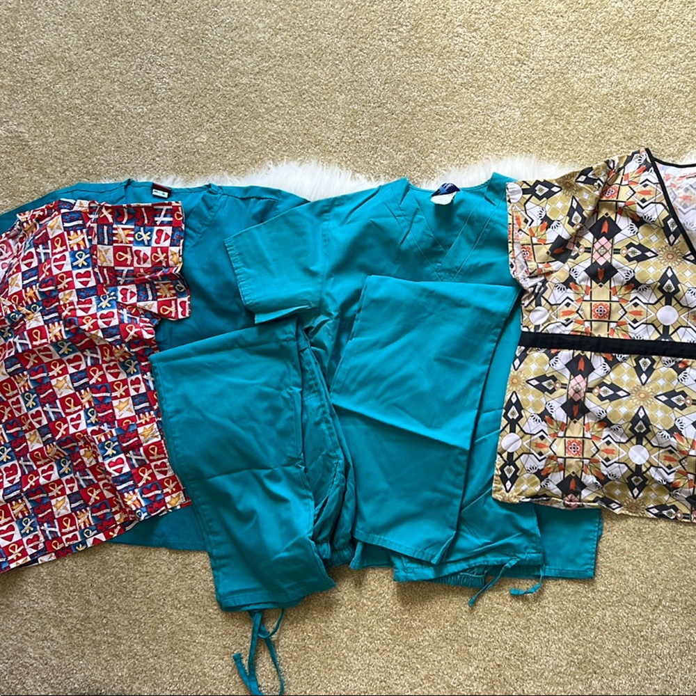 Colorful Women’s Scrub Set #9